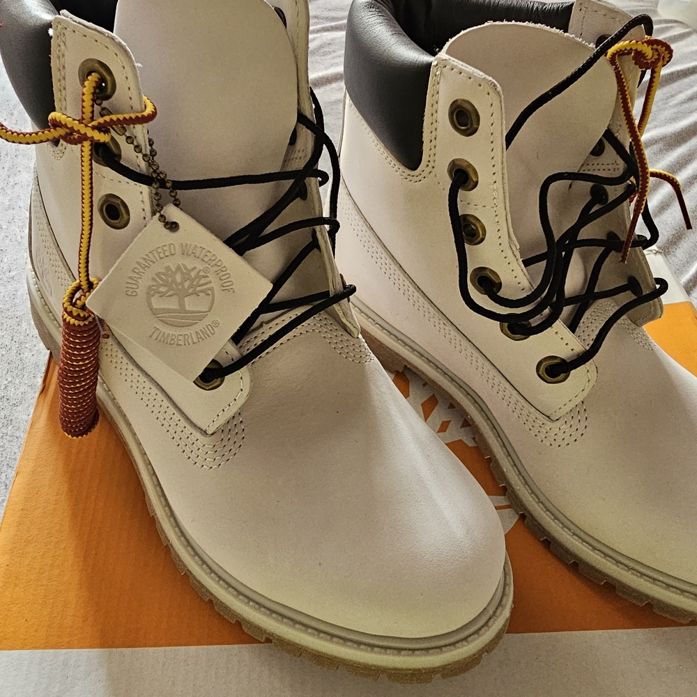 Timberland White Waterproof Boots